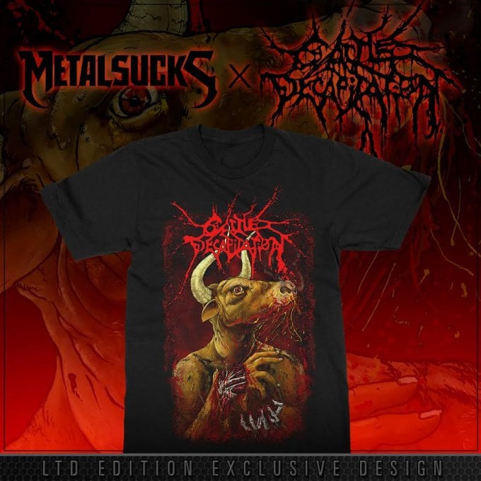 We’re Your Source for This Limited Edition Cattle Decapitation Shirt