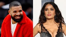 Drake Flirts With Salma Hayek After Racy 'Bikini Workout' Thirst Trap